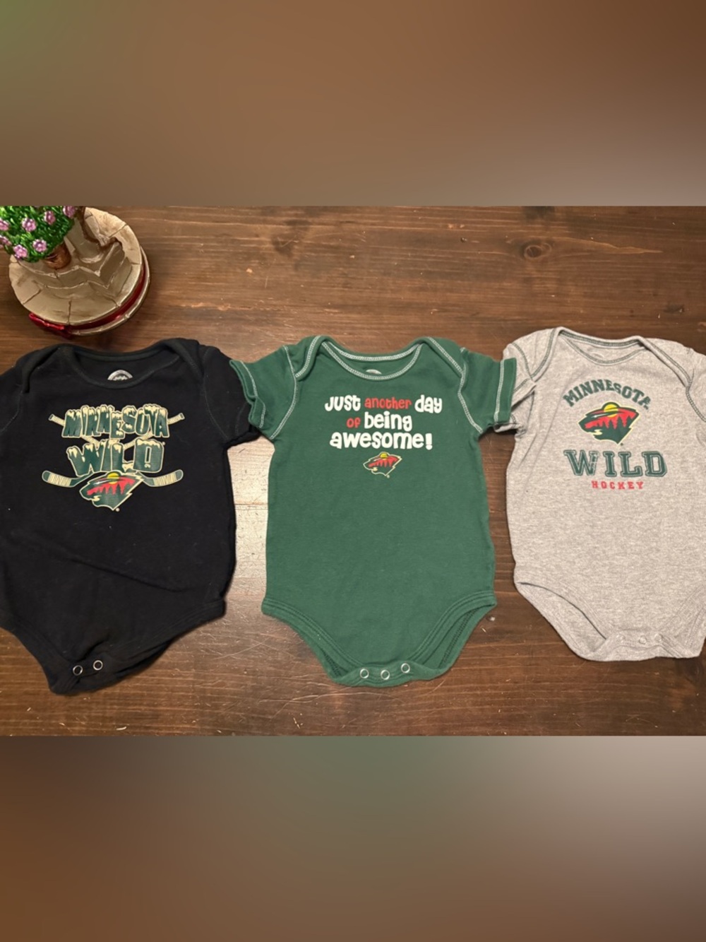 Minnesota Wild Baby Onesies
